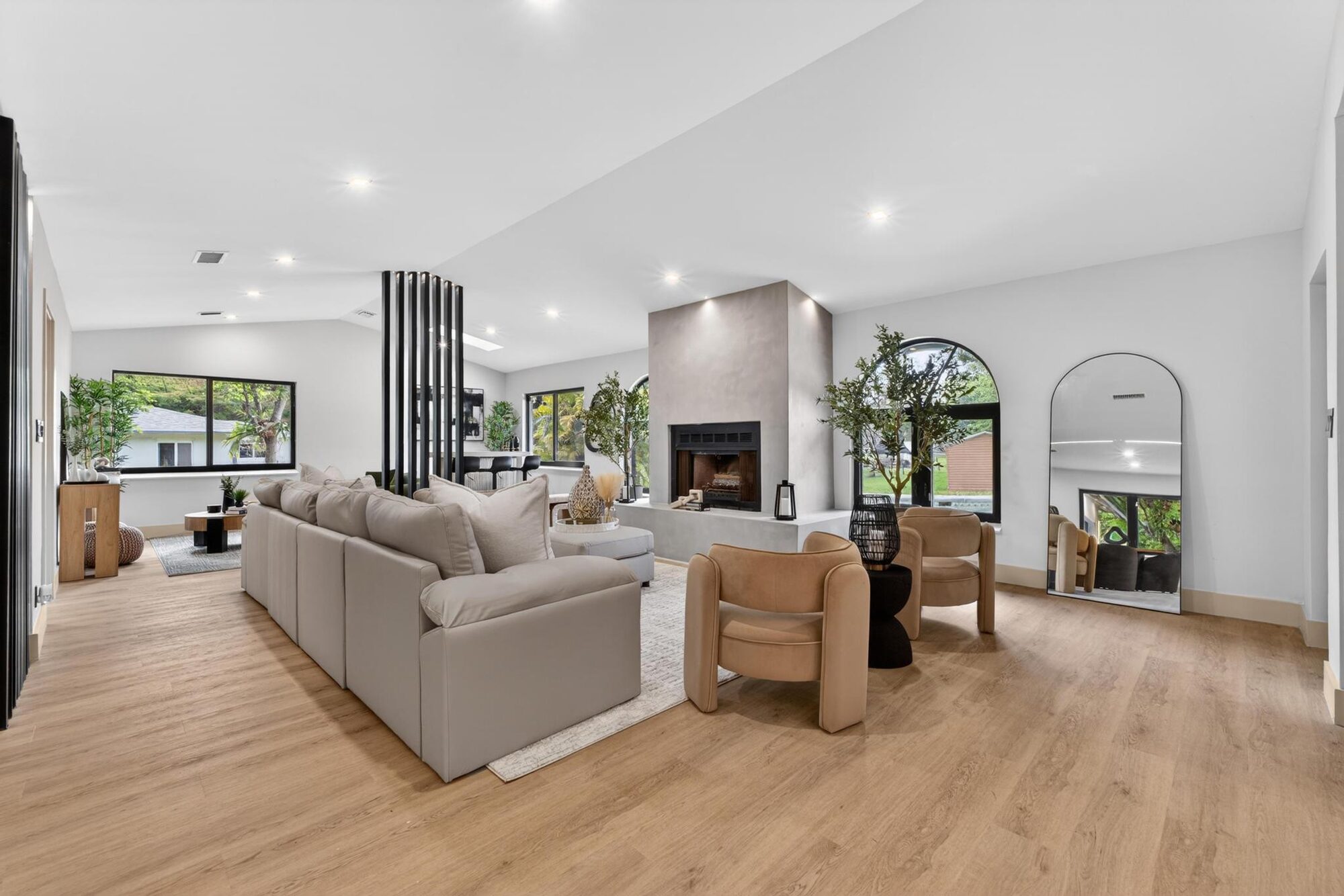 A living room designed by HAUS by WOW