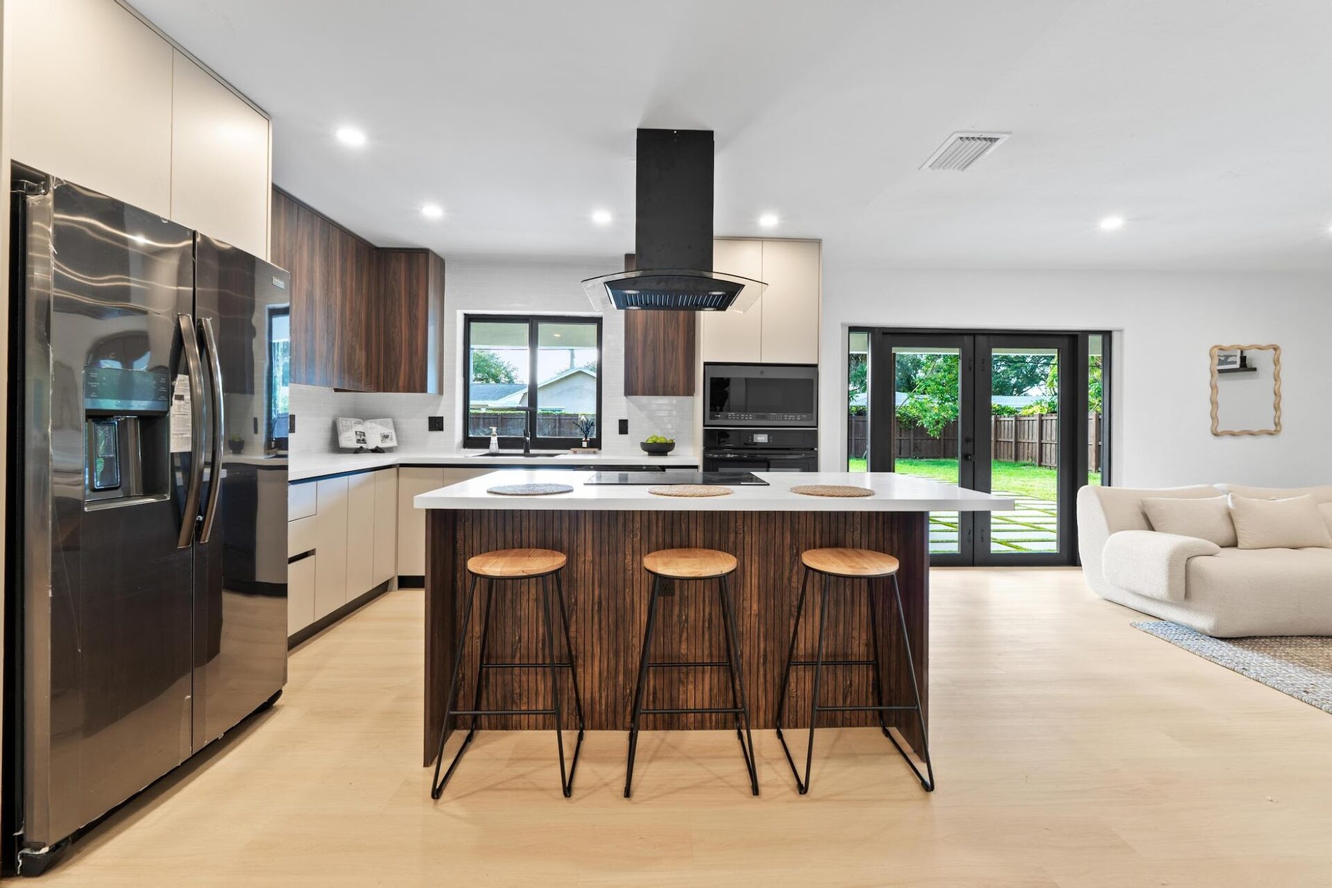 A staged home interior