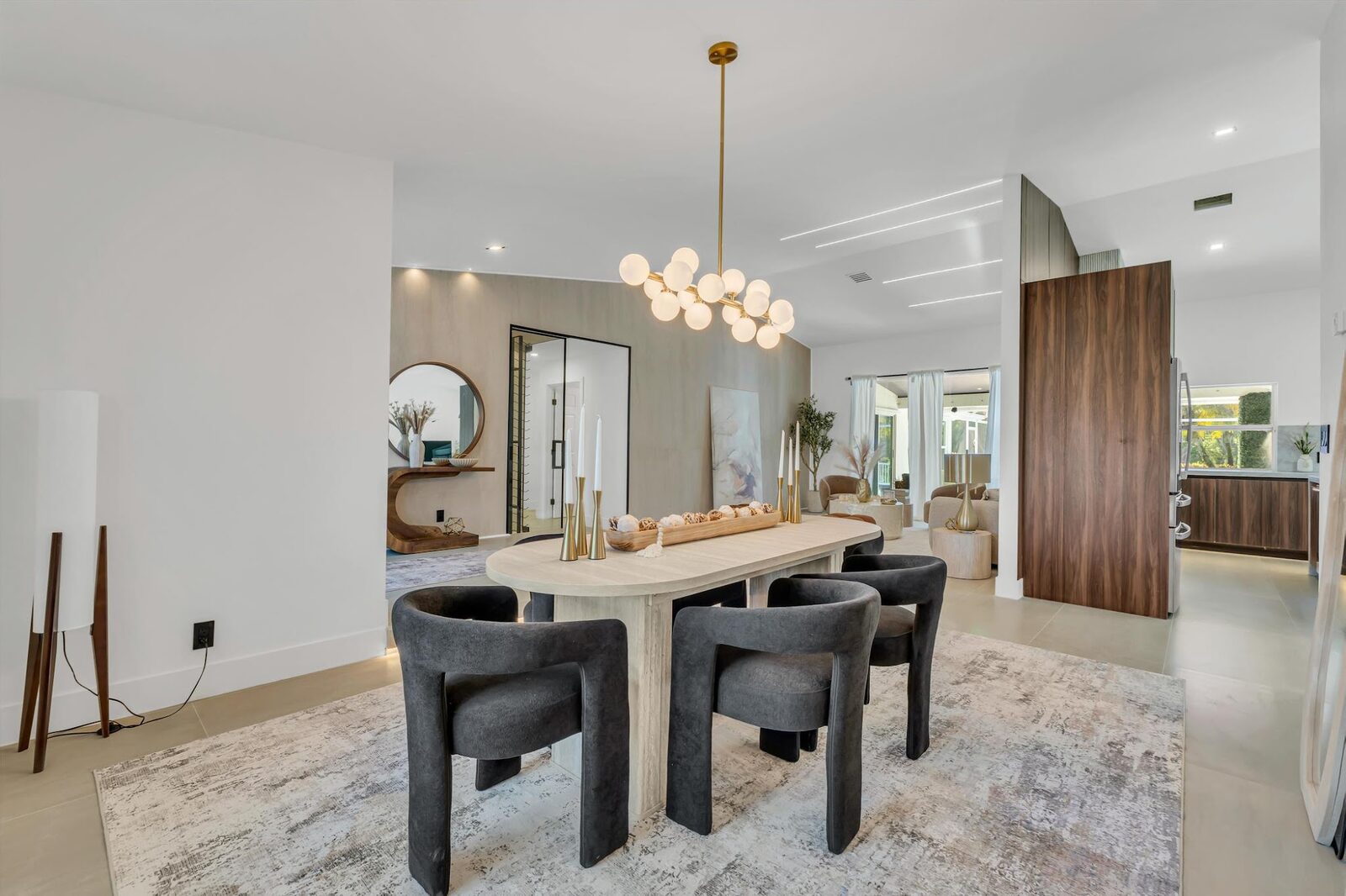Dining room styled by HAUS by WOW — Alana, Boca Raton